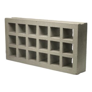 บล็อคช่องลม เหลี่ยม 18 ช่อง 40x20x7 ซม.